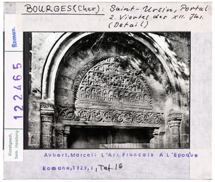 Vorschaubild Bourges: Saint-Ursin, Portal, Tympanon 